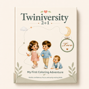 Twiniversity My First Coloring Adventure Montessori Coloring Book for Toddlers Ages 2-5